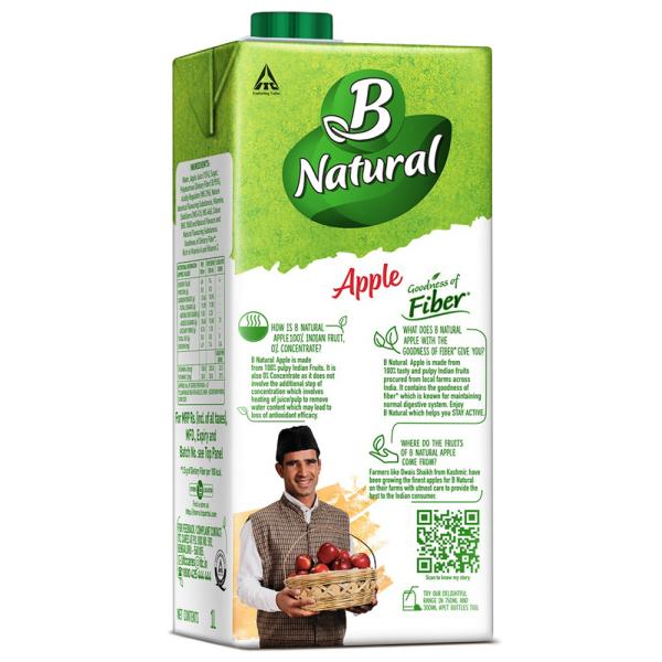 B Natural Apple Juice 1 L JioMart