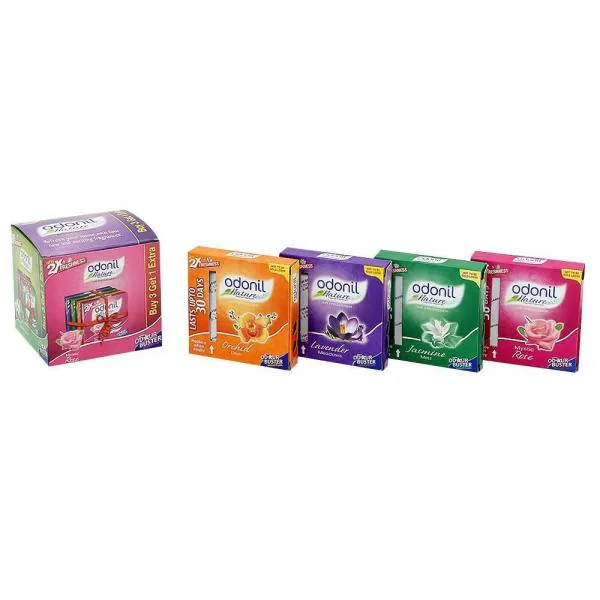 Odonil Air Freshener Block Assorted 50 g (Buy 3 Get 1 Free) JioMart