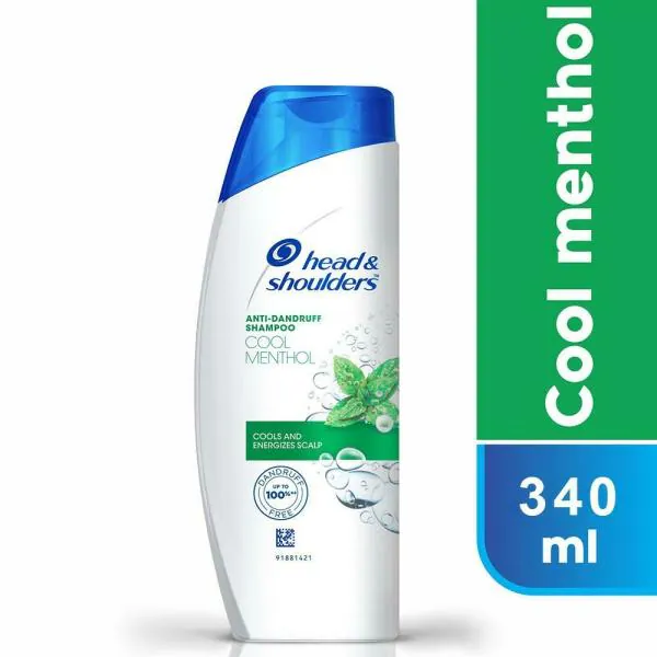 Head & Shoulders Cool Menthol AntiDandruff Shampoo 340 ml JioMart