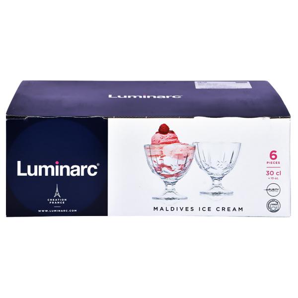 Luminarc Maldives Glass Ice Cream Sundae Bowl 300 ml (Set of 6) JioMart
