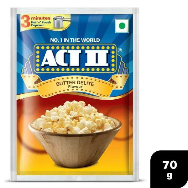 Act II Butter Delite Instant Popcorn 70 g JioMart