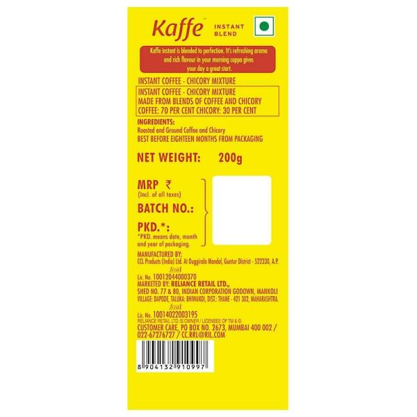 Kaffe Instant Blend Coffee 200 g JioMart