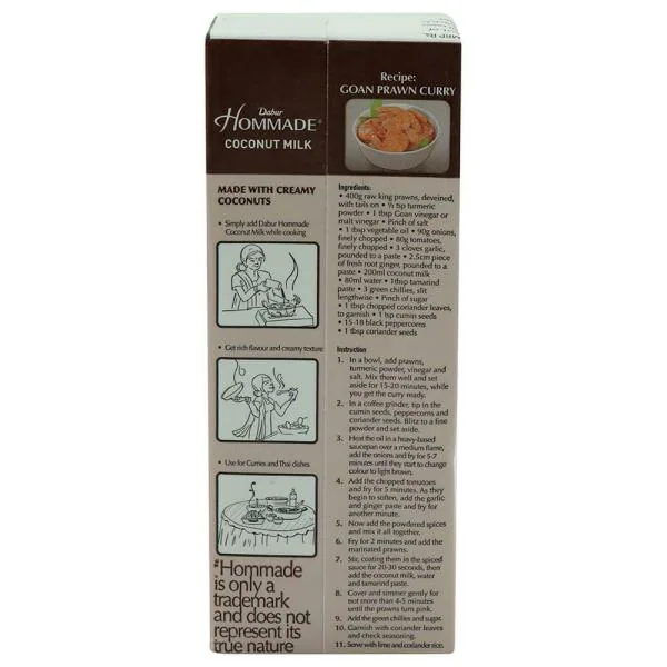 Dabur Homemade Coconut Milk 200 ml JioMart