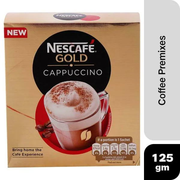 Nescafe Cappuccino Coffee Premix 125 g JioMart