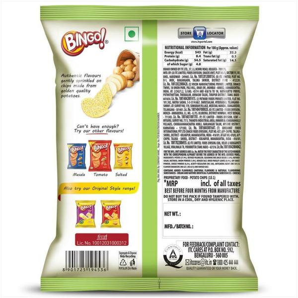 Bingo Cream & Onion Potato Chips 52 g JioMart