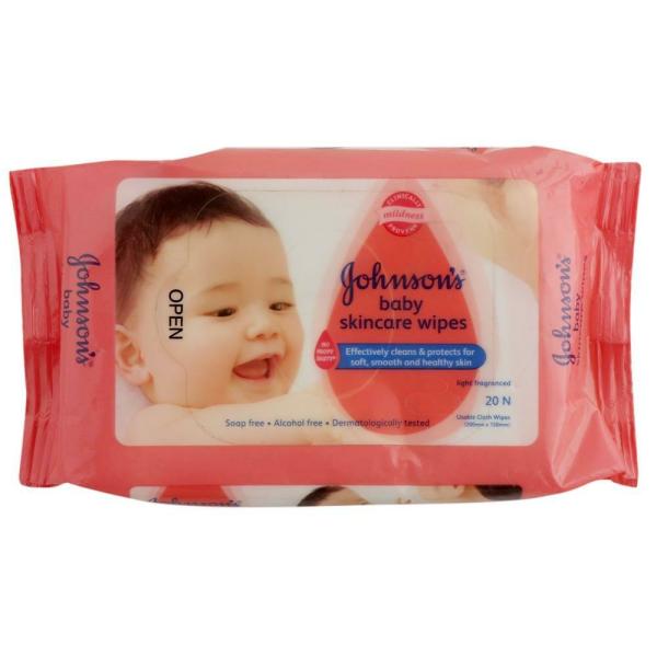 Johnson's Baby Skincare Wipes 20 pcs JioMart