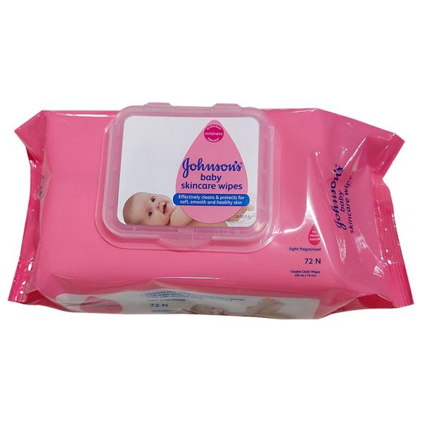 Johnson's Baby Skincare Wipes 72 pcs JioMart