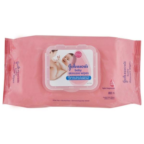 Johnson's Baby Skincare Wipes 80 pcs JioMart