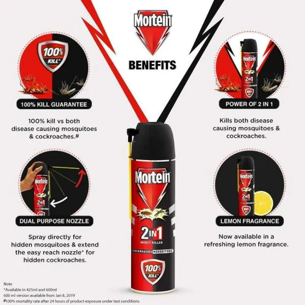 Mortein Dual All Insect Killer Spray 600 ml JioMart