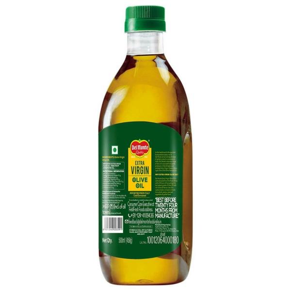 Del Monte Extra Virgin Olive Oil 500 ml JioMart