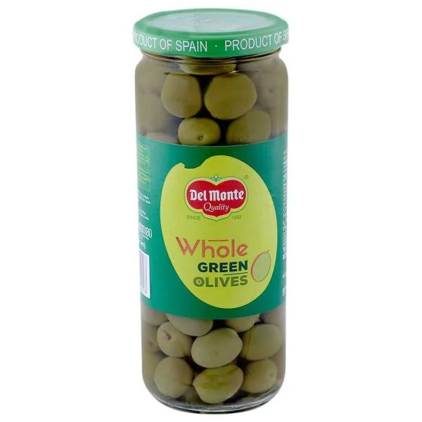 Del Monte Whole Green Olives 450 g JioMart