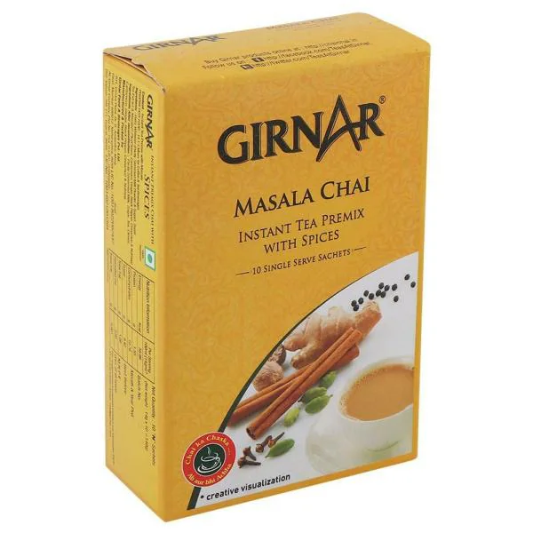 Girnar Masala Chai Instant Tea Premix 14 g (10 Sachets) JioMart