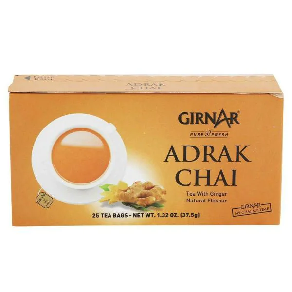 Girnar Adrak Chai Tea Bags 25 pcs JioMart
