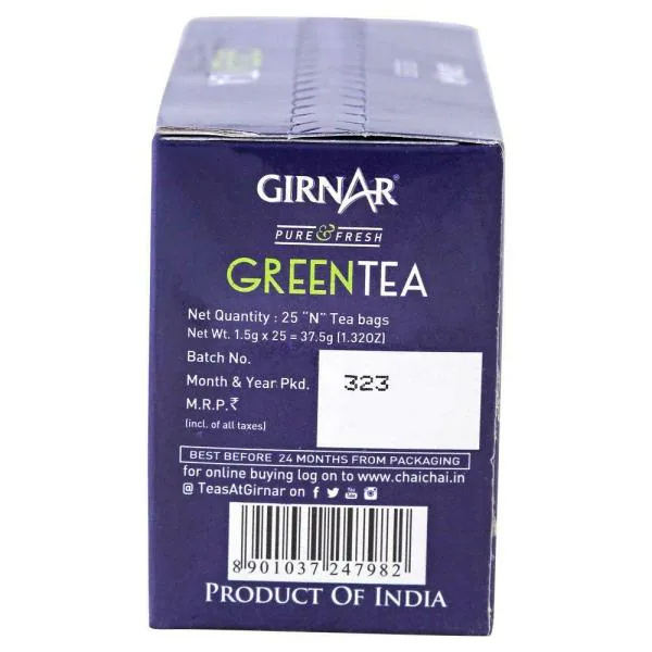 Girnar Green Tea Bags 25 pcs JioMart