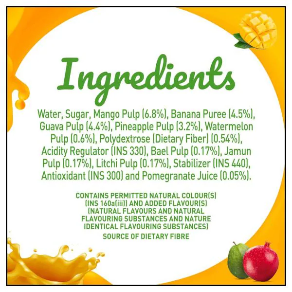 B Natural Mixed Fruit Juice 180 ml JioMart