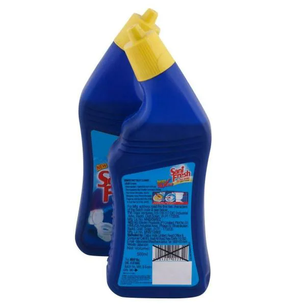 Sanifresh Ultra Shine Toilet Cleaner 500 ml (Pack of 2) (Free Odonil 50