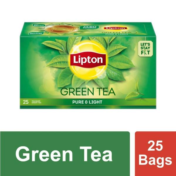 Lipton Pure & Light Green Tea Bags 25 pcs JioMart