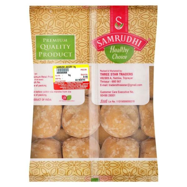 Samrudhi Jaggery 1 kg JioMart