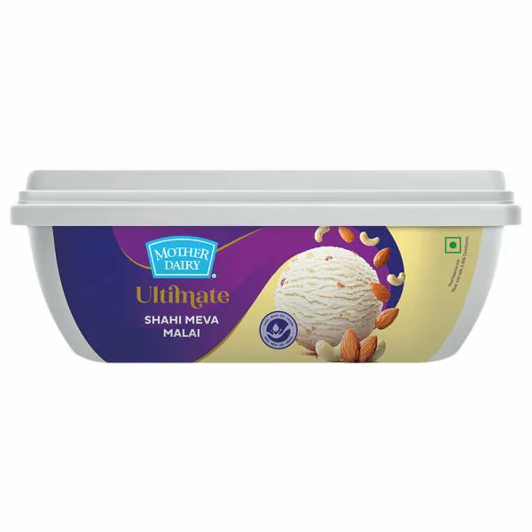 Mother Dairy Ultimate Shahi Meva Malai Ice Cream 1 L (Tub) JioMart