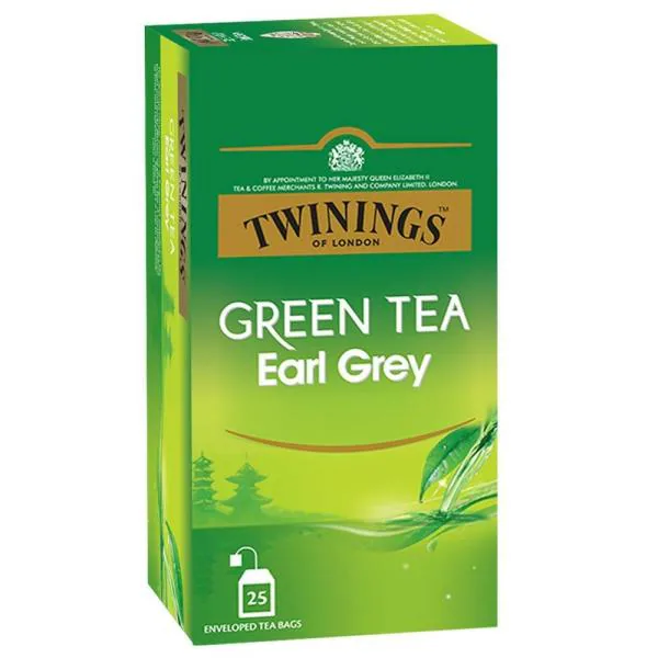 Twinings Earl Grey Green Tea Bags 25 pcs JioMart