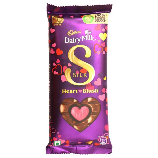 Cadbury Dairy Milk Silk Heart And Blush Chocolate 150 G atelieryuwa