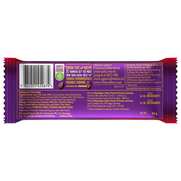 Cadbury Dairy Milk Silk Fruit & Nut Chocolate 55 g JioMart
