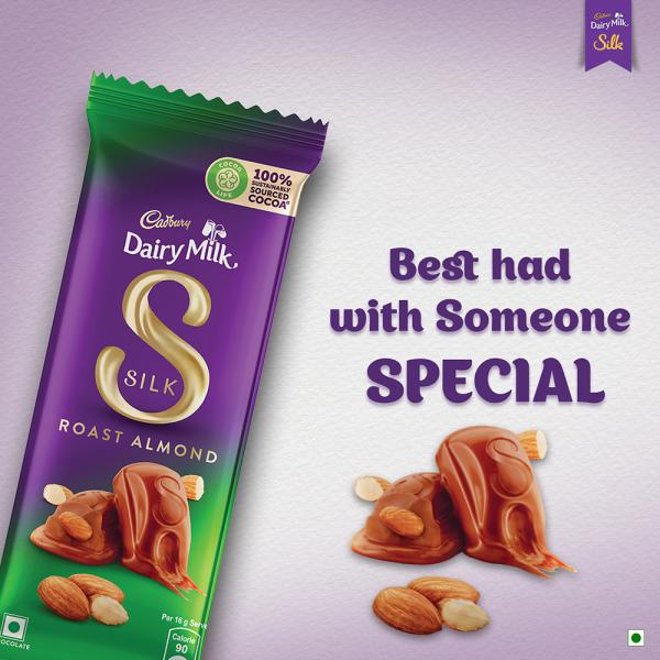 Cadbury Dairy Milk Silk Roast Almond Chocolate 143 g JioMart