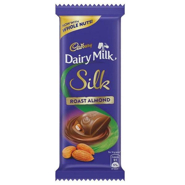 Cadbury Dairy Milk Silk Roast Almond Chocolate Bar 143 g JioMart