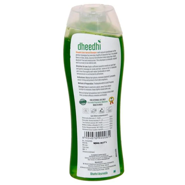 Dhathri Dheedhi Daily Herbal Anti Dandruff Shampoo 100 ml JioMart