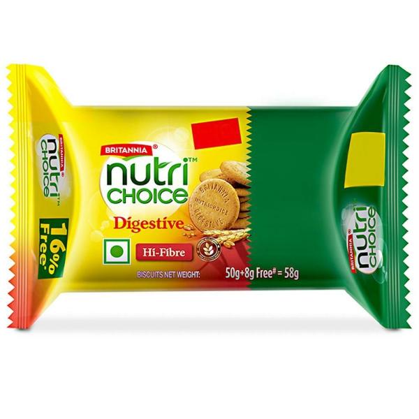 Britannia NutriChoice HiFibre Digestive Biscuits 50 g JioMart