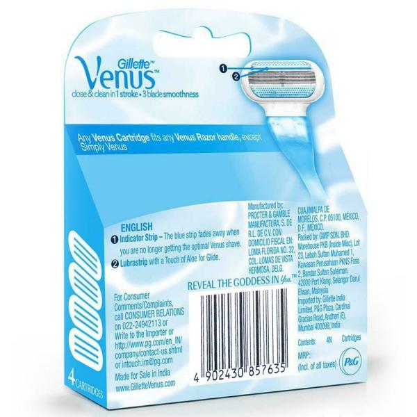 Gillette Venus Shaving Cartridge 3 Blades 4 pcs JioMart