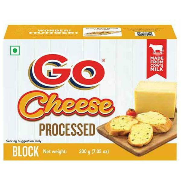 Go Processed Cheese 200 g (Carton) JioMart