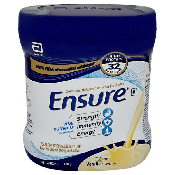 Ensure Vanilla Drink Powder 400 g JioMart