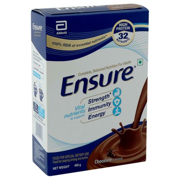 Ensure FOS Chocolate Drink Powder 400 g JioMart