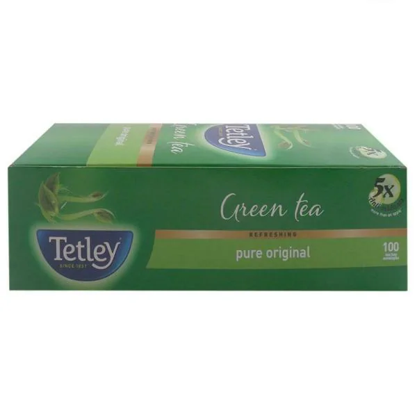Tetley Green Tea Bags 100 pcs JioMart