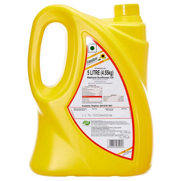 Freedom Refined Sunflower Oil 5 L JioMart