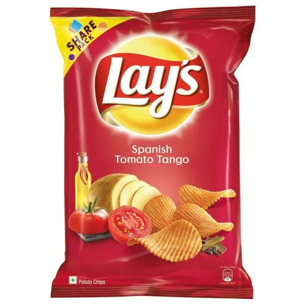 Lay's Spanish Tomato Tango Potato Chips 90 g JioMart