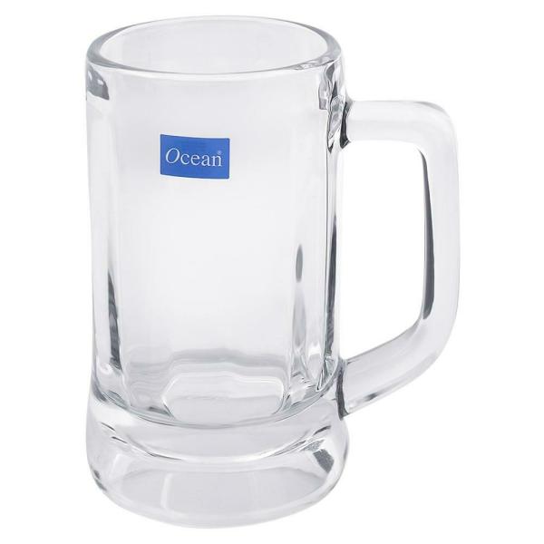 Ocean Munich Round Glass Beer Mug 355 ml (Set of 3) JioMart