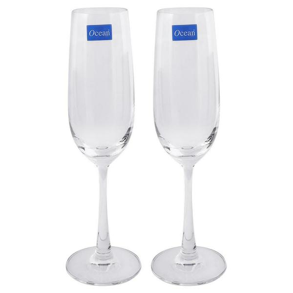 Ocean Madison Flute Champagne Glass 210 ml (Set of 2) JioMart