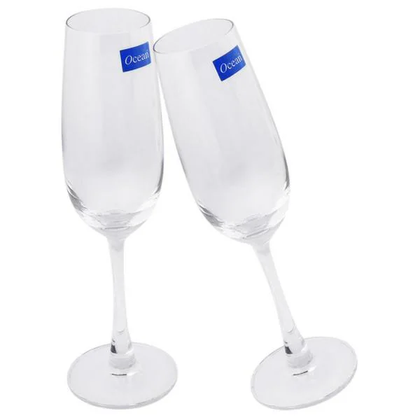 Ocean Madison Flute Champagne Glass 210 ml (Set of 2) JioMart