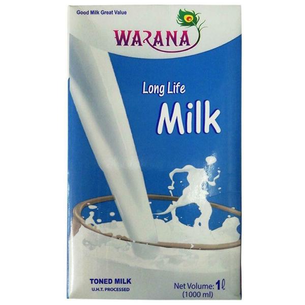 Warana Long Life Toned Milk 1 L (Tetra Pak) JioMart