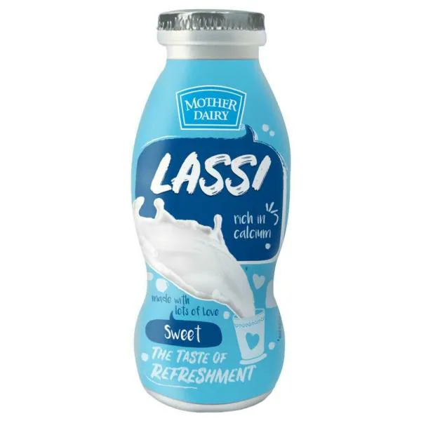Mother Dairy Sweetened Lassi 200 ml (Bottle) JioMart