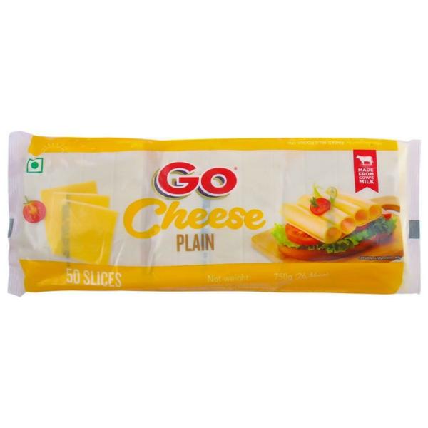Go Processed Plain Cheese Slices 750 g (Pouch) JioMart