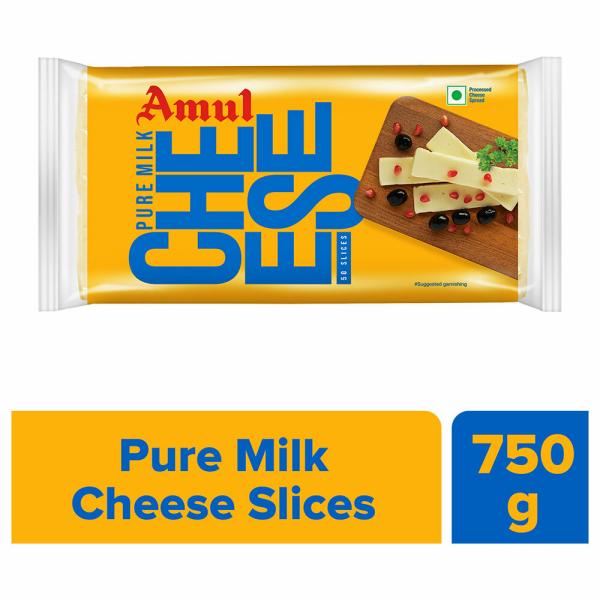 Amul Processed Cheese Slices 750 g (Pack) JioMart