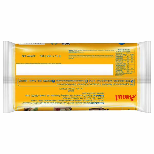 Amul Processed Cheese Slices 750 g (Pack) JioMart