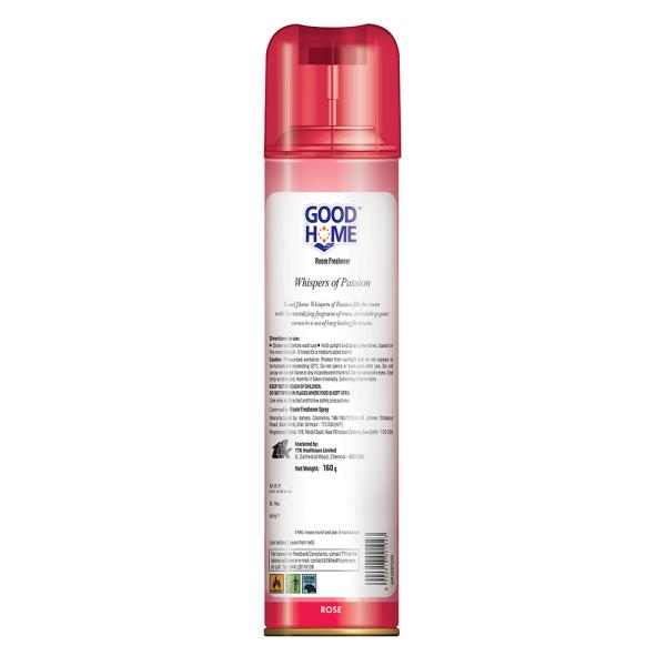 Good Home Whispers of Passion Rose Room Freshener Spray 160 g JioMart