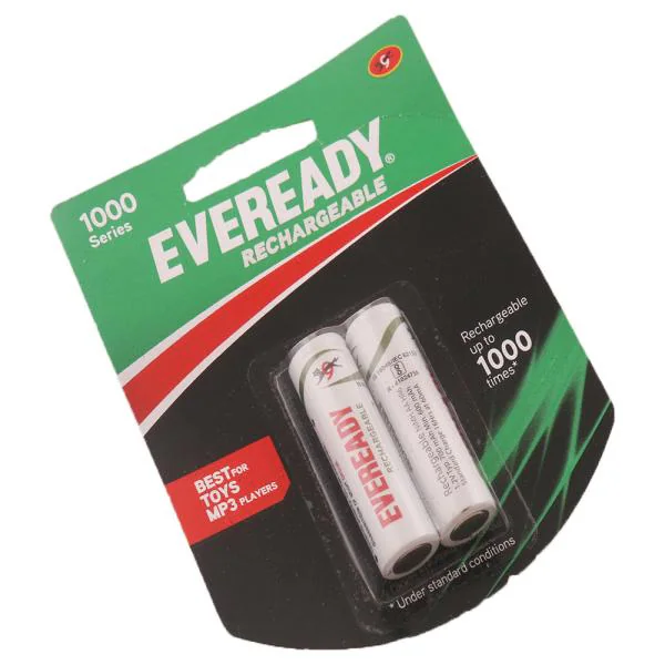 Eveready Rechargeable 1000 NIMH AA Battery (Pack of 2) JioMart
