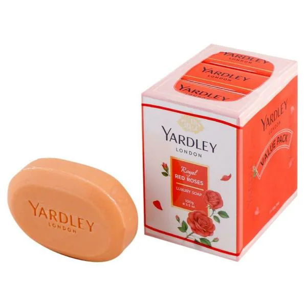 Yardley London Royal Red Roses Luxury Soap 100 g (Pack of 3) JioMart
