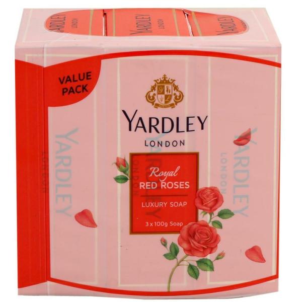 Yardley London Royal Red Roses Luxury Soap 100 g (Pack of 3) JioMart