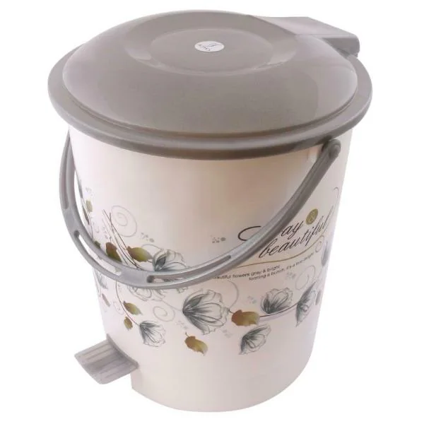 Joyo Printed Assorted Plastic Pedal Dustbin 10.5 L JioMart